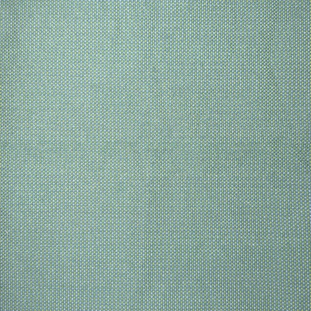 Blue Lime Green Textured Basketweave Upholstery Fabric Woven Heavyweight 0.5 yd